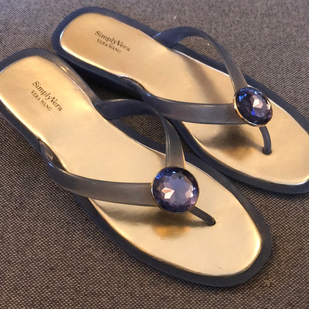 Slate color,  beautiful new Vera Wang shoes Size 9